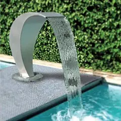 Cascade inox Cisne pour piscine