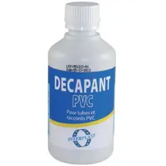 Décapant pour raccords et tubes PVC