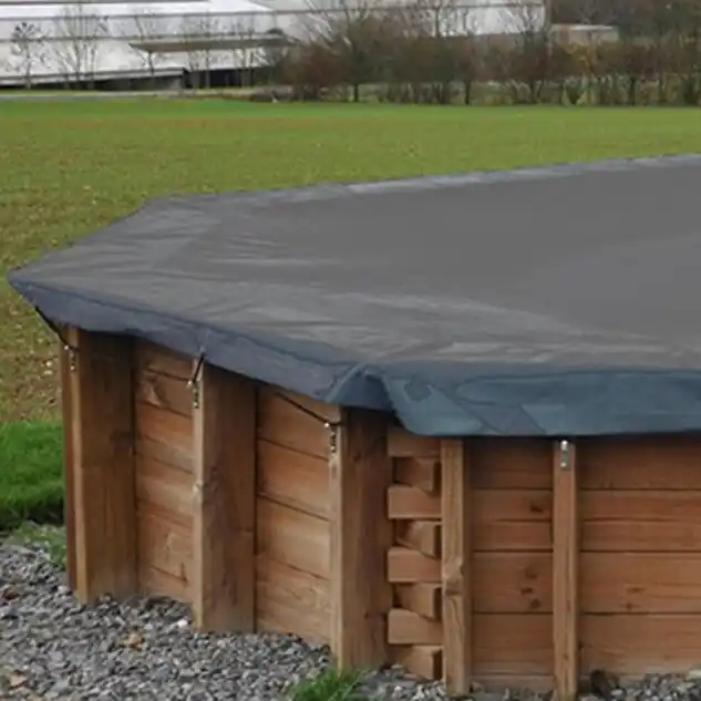 Bâche hiver pour piscine bois Gre