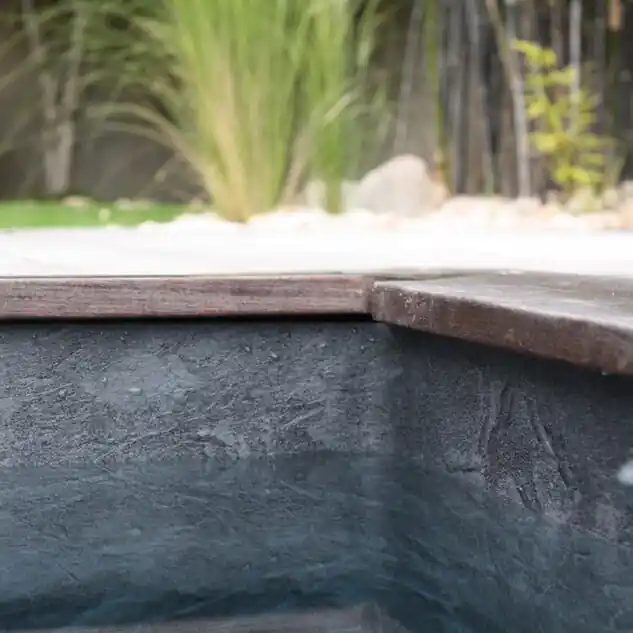 Liner imprimé texturé Aquasense Black Slate
