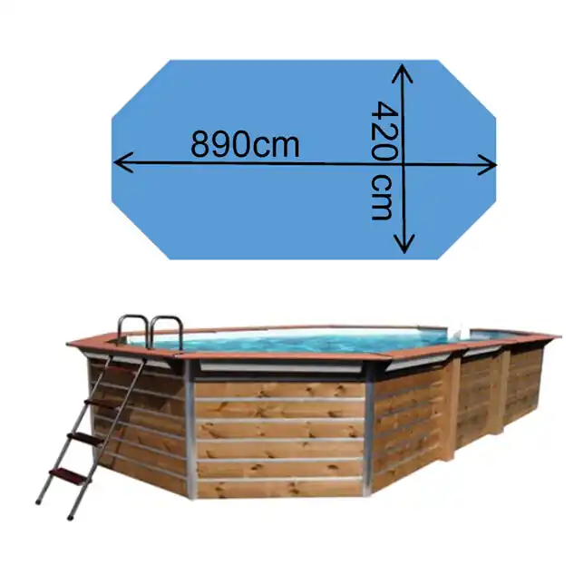 Piscine waterclip Calayan 890 x 420 x 129 cm