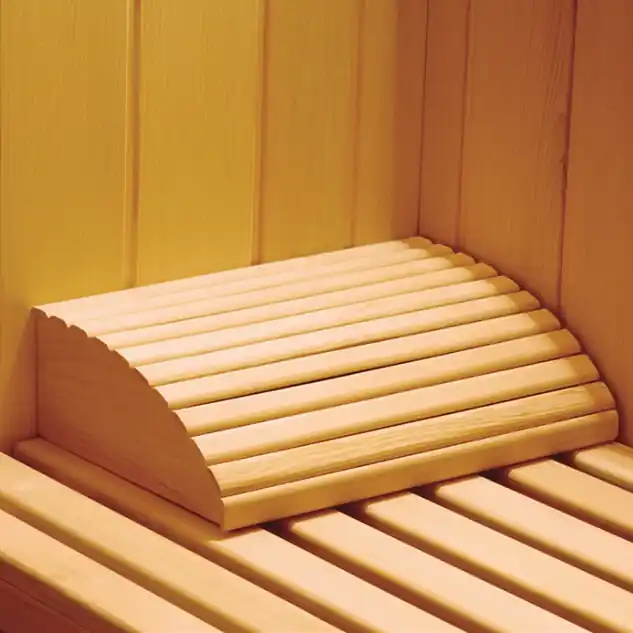 Appuie-tête bois pour sauna