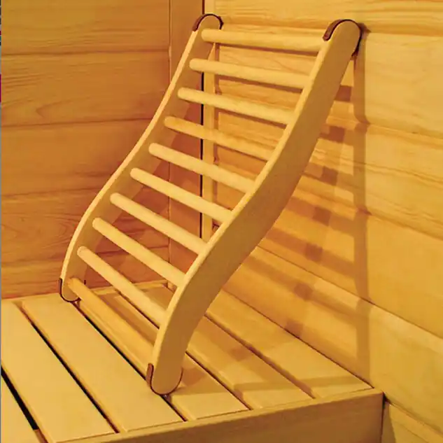 Dossier confort bois pour sauna