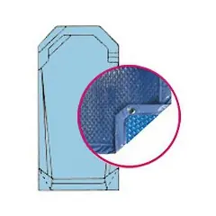 Bâche Quatro Bleu Solaire Modèle Carneol Alliance piscines