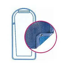 Bâche Quatro Bleu Solaire Modèle MDP 900 piscines Mon de Pra