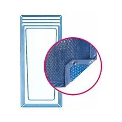 Bâche Quatro Bleu Solaire Modèle MDP 975 piscines Mon de Pra