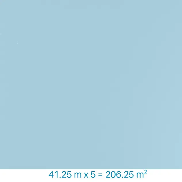Liner pvc armé couleur bleu pâle Armeflex 41,25 m² x 5