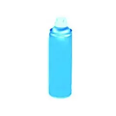 Flacon pvc liquide bleu pâle 1L