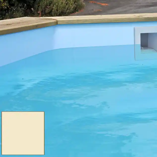 Liner pour piscine bois Northland Bahia 820 x 460 H.115 cm sable 75/100