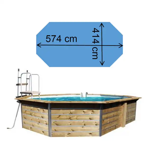 Piscine waterclip Lucon 590 x 420 x 111 cm