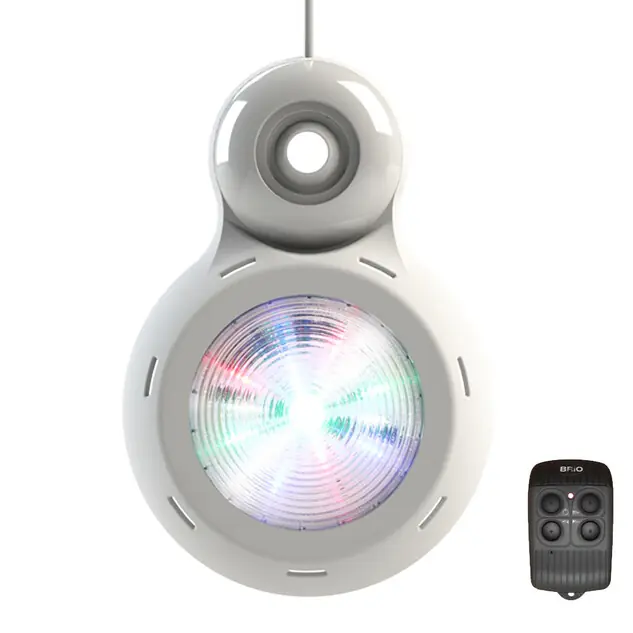 Projecteur LED piscine hors-sol 40W RGBW 1150 lm + TC
