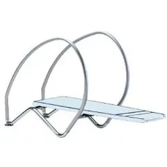 Plongeoir Dynamic flexible avec arceaux inox 2m