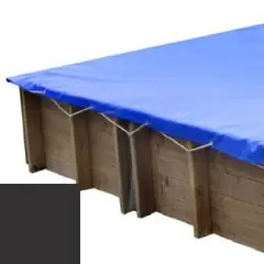 Bache hiver carbone pour piscine bois original 834 x 490