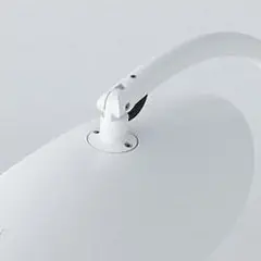 Rotule blanche lampe chauffante Hotdoor - haut/bas