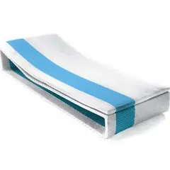 Matelas blanc/bleue pour transat Summertime