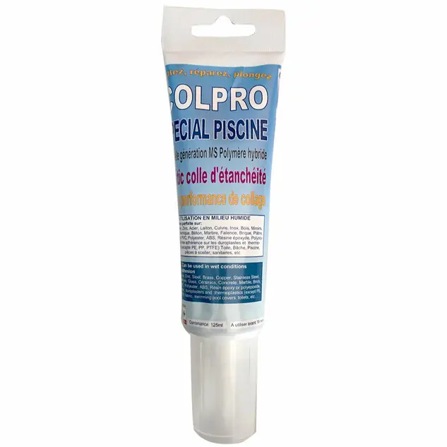 Mastic colle d‘étanchéité COLPRO 125 mL Blanc avec embout applicateur