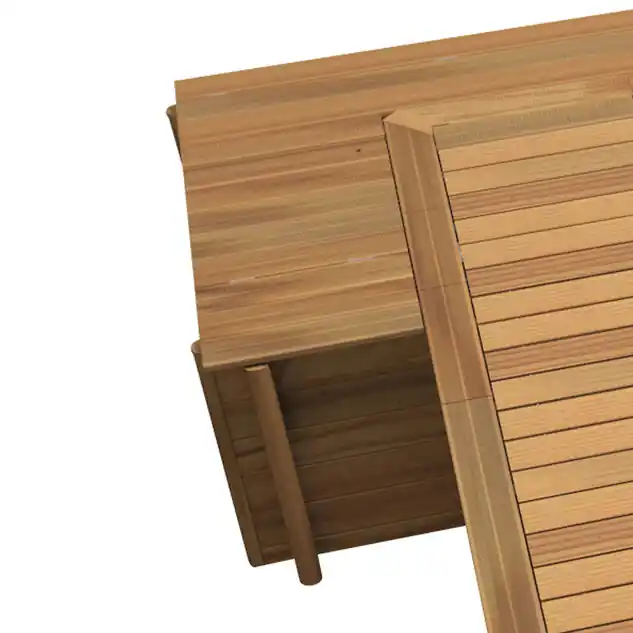 Coffre filtration en bois pour piscine Urbaine