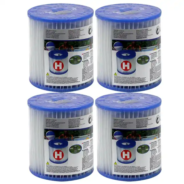 Cartouche de filtration Intex type H - Lot de 4