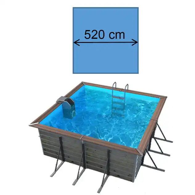 Piscine solta 5,20 x 5,20 x 1,47 m