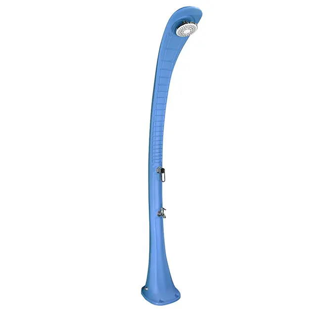 Douche solaire cobra bleu 32 litres + rince pieds