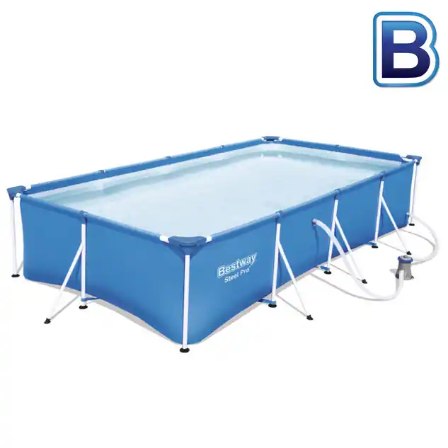 Piscine tubulaire rectangulaire Steel Pro Frame 3.00 x 2.01 x H.066 m