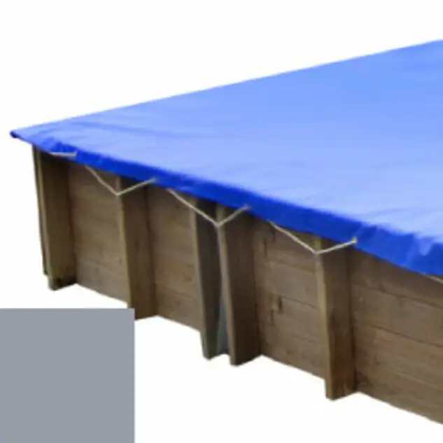 Bache hiver gris pour piscine bois original 815 x 420 - 790207