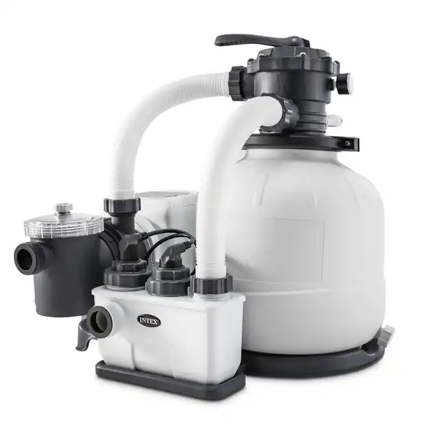 Combi filtre à sable 8m³/h + stérilisateur au sel QX2600 + OEC