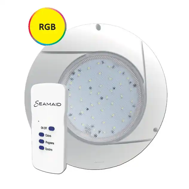 Projecteur plat RGB 90 LED avec télécommande