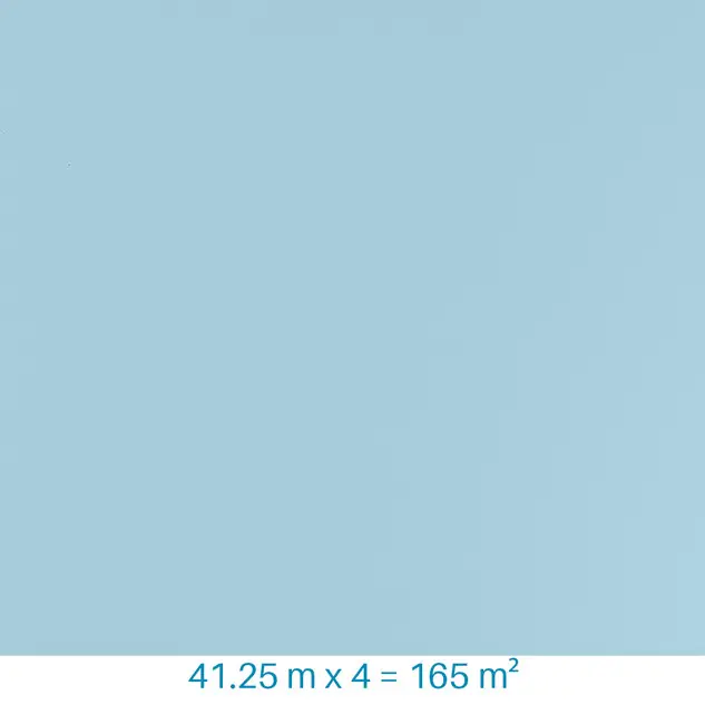 PVC armé bleu clair Pool Skin 41.25 m² x 4 soit 165 m²