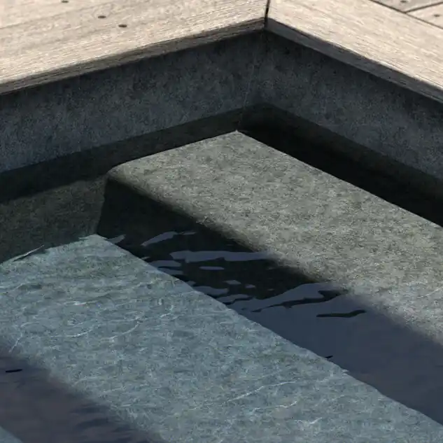 Liner PVC Armé Aquasense Granit Gris 41.25 x 5 soit 206.25 m²