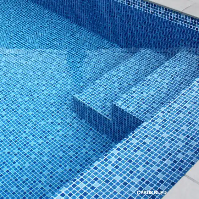 PVC armé Cyrus bleu - 41.25 m² x 4 soit 165 m²