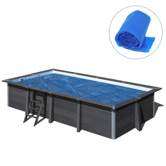 Bâche été rectangle piscine composite 3.26 m x 1,86 m
