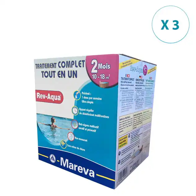 REV-AQUA 6 mois pour piscine 10/18 m³