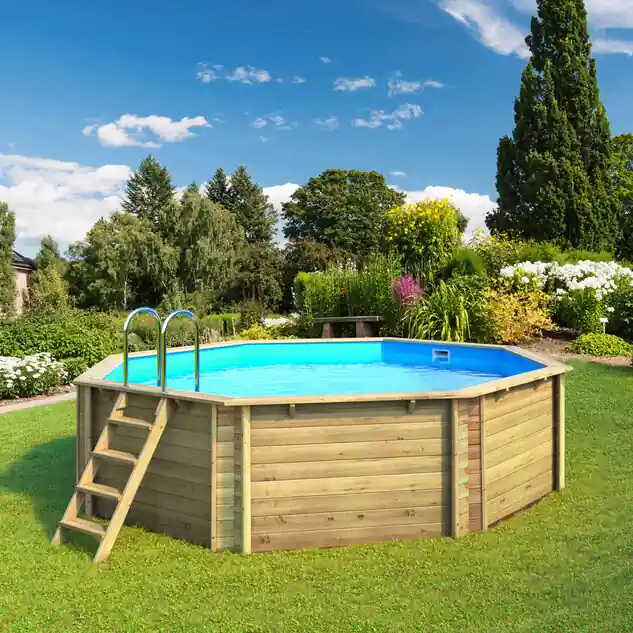 Piscine bois hors sol Tropic Octo by BWT My Pool - Ø 505 x H.120 cm