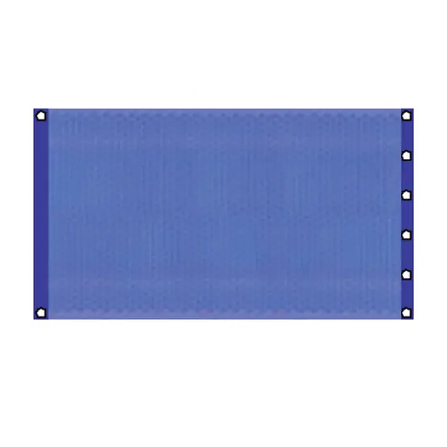 Bâche à bulles 400 µ bordée 2 côtés bleue - 8 x 4