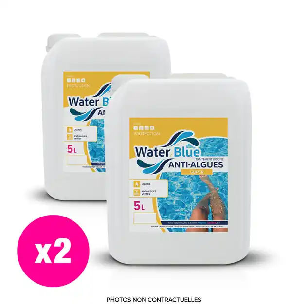 Anti Algues Super Waterblue - 2 x 5 L