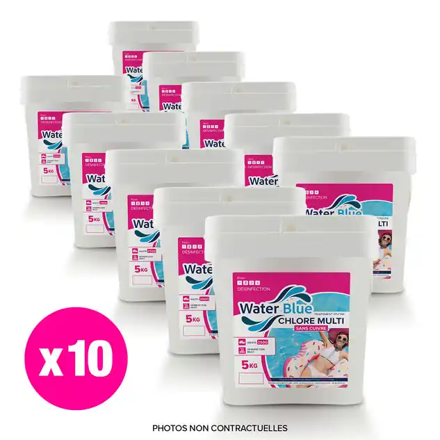 Waterblue Galet multi 250gr sans cuivre premium 92% 10 x 5kg