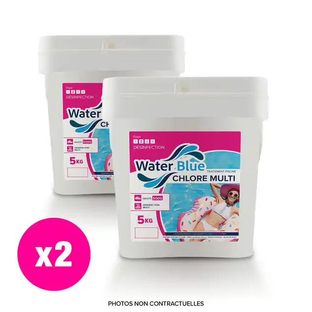 Waterblue galet multi 500gr premium 92% 2 x 5kg