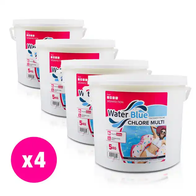 Waterblue galet multi 250gr premium 92% 4 x 5kg