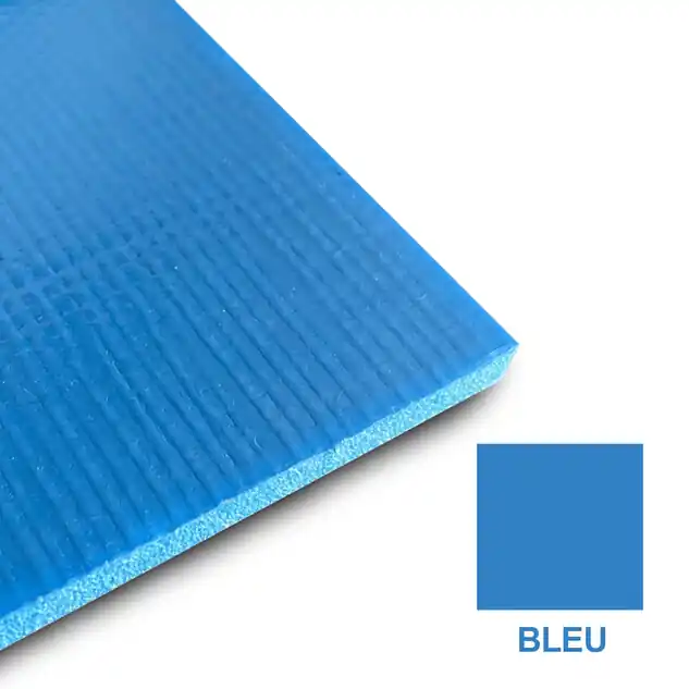 Bâche mousse isolante bleue épaisseur 6 mm