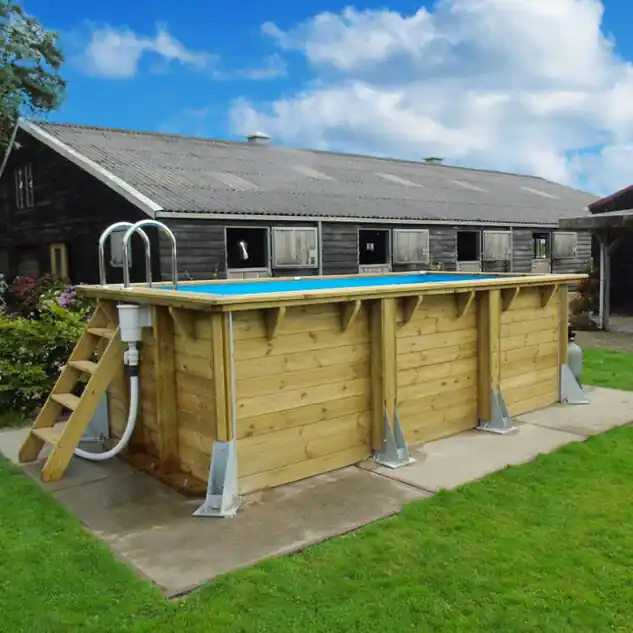 Piscine bois Azura 450 x 250 cm x H.126 cm