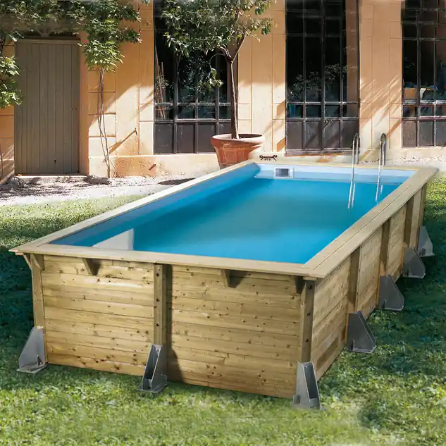Piscine bois Azura 505 x 350 x H.126 cm