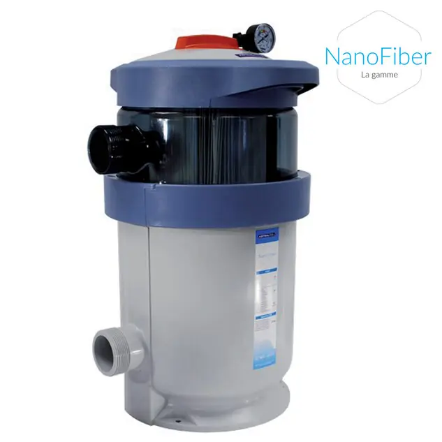 Filtre à cartouche NanoFiber 180 avec vanne 2" - 14 m³/h