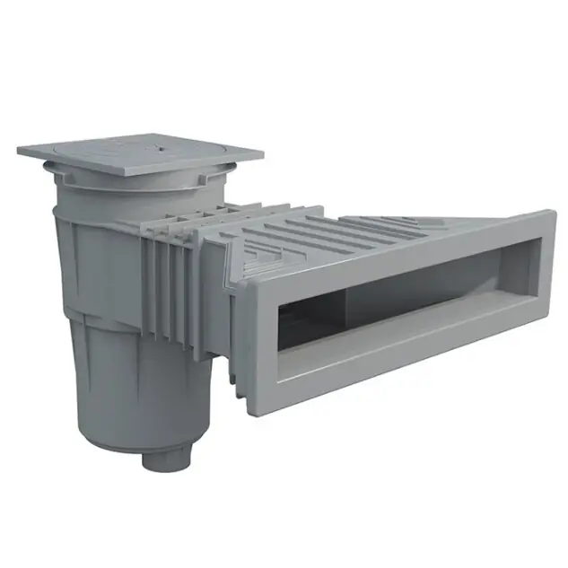 Skimmer miroir norm xxl prestige gm vis parker gris béton/liner