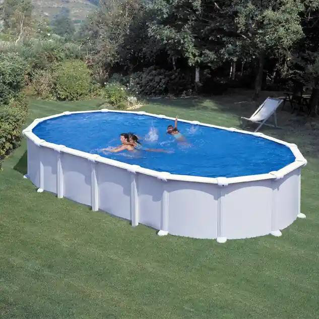 Kit piscine hors sol acier ovale Haïti 7.20 x 3.75 x H.1.30 m