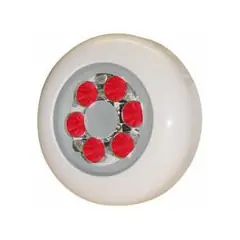 Lampe piscine étanche avec 6 Super LED Rouge de 1W