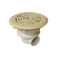 Bonde de fond pour piscine béton et liner