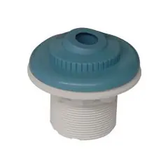 Bouche de refoulement bleue pour piscine liner