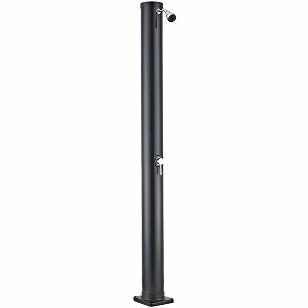 Douche solaire droite PVC noir 40 L