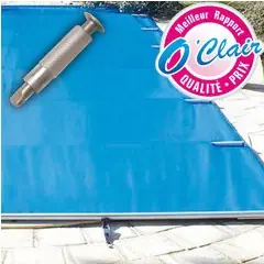 Bâche à barres Pool-barres bronze piton douille